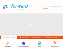 Tablet Screenshot of goforwardmedia.com